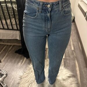 Abercrombie & Fitch High Rise Blue Jeans